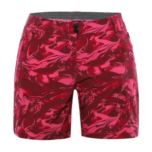 Women's quick-drying shorts ALPINE PRO ZAMBA neon knockout pink #6092724