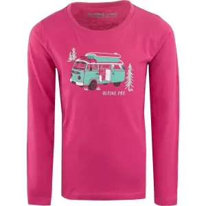 ALPINE PRO ACEFO Detské tričko, ružová, veľkosť #7757220
