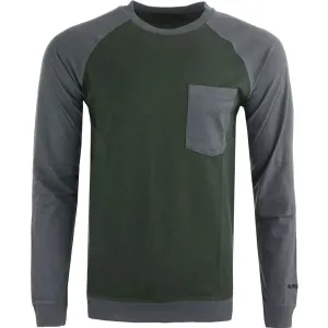 ALPINE PRO ASED Pánske tričko, tmavo zelená, veľkosť #7587900