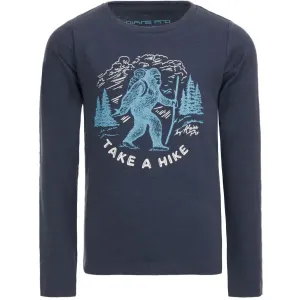 ALPINE PRO BASTO Chlapčenské tričko, tmavo modrá, veľkosť 104-110