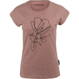ALPINE PRO PODERA Dámske tričko, ružová, veľkosť #5838649
