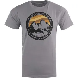 ALPINE PRO EDAW Pánske tričko, sivá, veľkosť #7260259