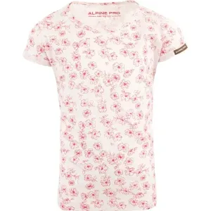 ALPINE PRO ELITO Dievčenské tričko, ružová, veľkosť #9398140