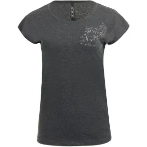 ALPINE PRO ENGELA Dámske tričko, tmavo sivá, veľkosť #434967