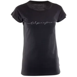 ALPINE PRO ENONA Dámske tričko, čierna, veľkosť XS