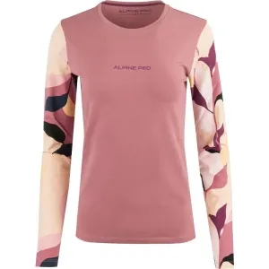 ALPINE PRO EREZA Dámske tričko, ružová, veľkosť #7545351