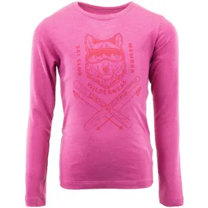 ALPINE PRO ERNO Detské tričko, ružová, veľkosť 128-134 #8820587