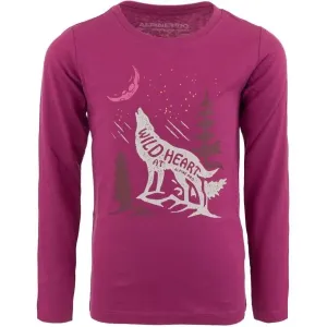 ALPINE PRO GROMO Detské tričko, ružová, veľkosť #453742