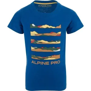 ALPINE PRO IKEFO Detské tričko, modrá, veľkosť #9335033