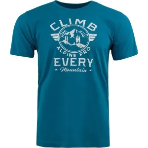 ALPINE PRO MODEN Pánske tričko, modrá, veľkosť XXL