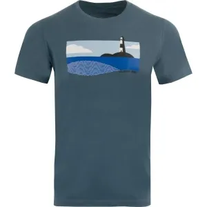ALPINE PRO NERAW Pánske tričko, modrá, veľkosť #9461517