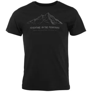ALPINE PRO VILIM Pánske tričko, čierna, veľkosť XL