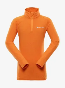 ALPINE PRO Asuppo Detské funkčné tričko cccc tmavo oranžová 164-170