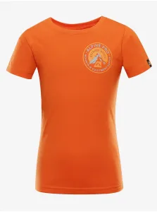 ALPINE PRO Oboto Detské tričko KTSY405 tmavo oranžová 116-122