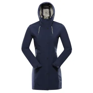 Alpine Pro Perfeta Women's Waterproof Coat with PTX Membrane Mood Indigo L-L Outdoorová bunda
