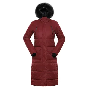 ALPINE PRO Berma Dámsky zimný kabát LCTY150 pomegranate M-L