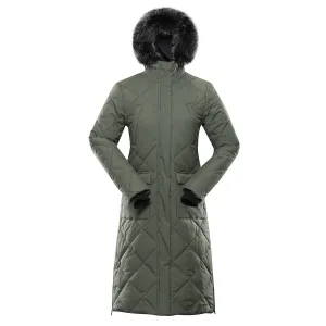 Lady's coat with PTX membrane ALPINE PRO GOSBERA olivine #8366911