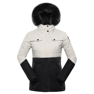 Women's PTX membrane jacket ALPINE PRO EGYPA moonbeam #7962444