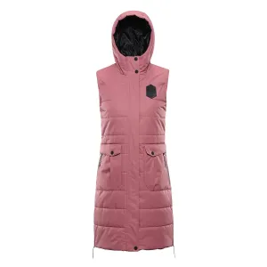 Women's vest with ptx membrane ALPINE PRO HARDA dusty rose #8358038