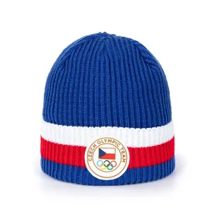 Knitted winter beanie from the Olympic collection ALPINE PRO RASKOVKA 2 reflex blue variant s #5004929