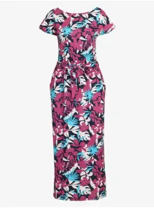 Letné a plážové šaty pre ženy Alpine Pro - ružová, modrá, biela #1142447