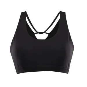 Women's sports bra ALPINE PRO BRATA black #9490354