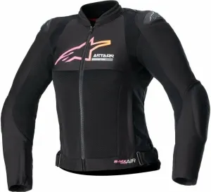 Alpinestars Stella SMX Air Jacket Black/Yellow/Pink XL Textilná bunda