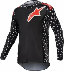 Alpinestars Supertech North Jersey Black/Neon Red M Motokrosový dres