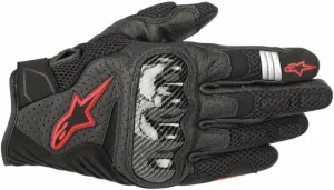 Alpinestars SMX-1 Air V2 Gloves Black/Red Fluorescent M Rukavice