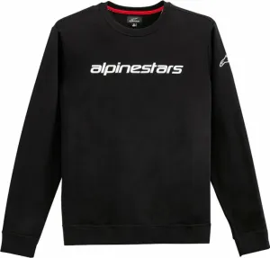 Alpinestars Linear Crew Fleece Black/White M Mikina