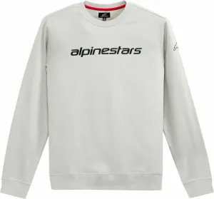 Alpinestars Linear Crew Fleece Silver/Black 2XL Mikina