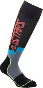 Alpinestars Ponožky MX Plus-2 Socks Black/Yellow Fluorescent/Coral M
