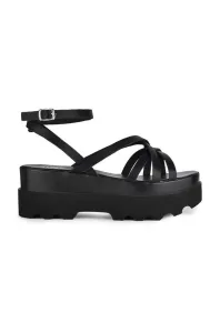 Sandále Altercore Dolo dámske, čierna farba, na platforme #216189
