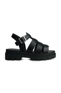 Sandále Altercore Elio dámske, čierna farba, na platforme, Elio #9205773