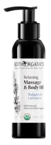 Alteya organics Masážny telový olej relaxačný z levandule 125 ml