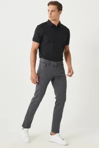 ALTINYILDIZ CLASSICS Men's Anthracite 360 Degree Flexibility in All Directions. Comfortable Slim Fit Slim Fit Trousers