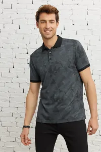 ALTINYILDIZ CLASSICS Slim Fit Slim Fit Polo Neck žakárové tričko