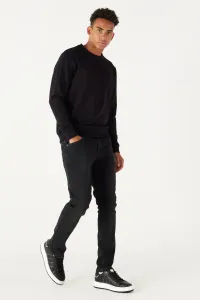 ALTINYILDIZ CLASSICS Men's Anthracite Slim Fit Slim Fit Magic Denim Flexible Jeans