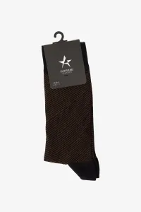 ALTINYILDIZ CLASSICS Men's BLACK TILE Patterned Bamboo Socket Socks #9231218