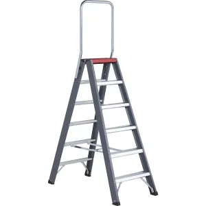 Hliníkový stojací rebrík so stupňami Altrex #3726848
