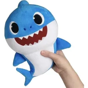 Alum Baby Shark plyšový na batérie so zvukom – modrý