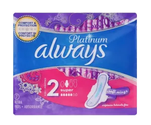 Always Platinum Ultra Super hygienické vložky 7ks