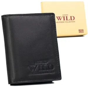 Pánska kožená peňaženka s vreckom na zips - Always Wild #9273007