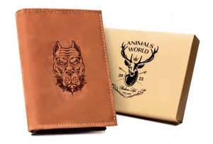 Veľká, vertikálna pánska peňaženka z prírodnej kože - Always Wild #9273180