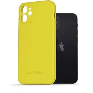 AlzaGuard Matte TPU Case na iPhone 12 Mini žltý