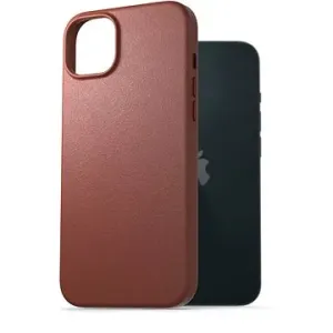 AlzaGuard Genuine Leather Case na iPhone 14 Plus hnedý