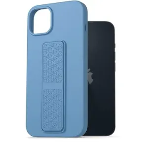 AlzaGuard Liquid Silicone Case with Stand na iPhone 14 Plus modrý
