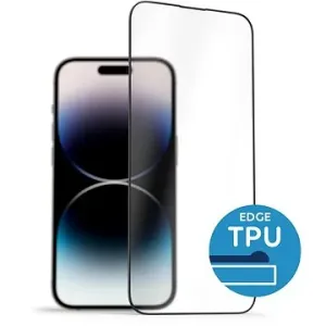 AlzaGuard 2.5D Glass with TPU Frame na iPhone 14 Pro Max čierne