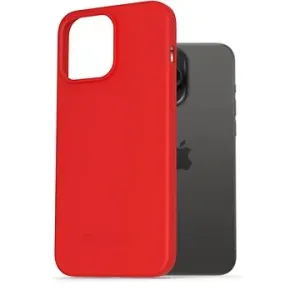 AlzaGuard Matte TPU Case pre iPhone 15 Pro Max červený