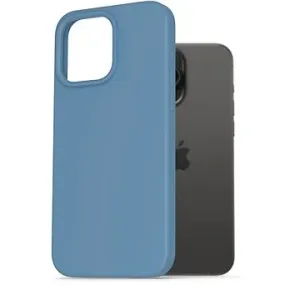 AlzaGuard Premium Liquid Silicone Case pre iPhone 15 Pro Max modrý